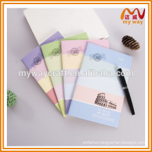Ultra-thin student notebook with colorful cover, cute school supplies